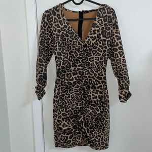 Zara cheetah print dress